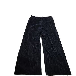 Anne Klein Women's Dark Blue Travel Lined Pull On Gaucho Culottte Pants Med F7
